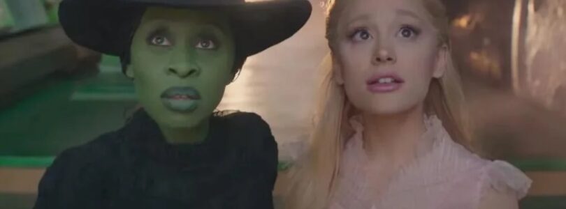 Ariana Grande and Cynthia Erivo in “Wicked.”