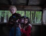 Matilda Firth and Julia Garner in “Wolf Man.”