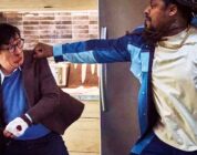 Ke Huy Quan and Marshawn Lynch in “Love Hurts .”