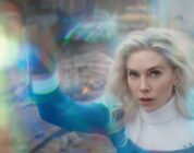 Vanessa Kirby as Sue Storm/Invisible Woman in 20th Century Studios/Marvel Studios' THE FANTASTIC FOUR: FIRST STEPS. Photo courtesy of 20th Century Studios/Marvel Studios. © 2025 20th Century Studios / © and ™ 2025 MARVEL.