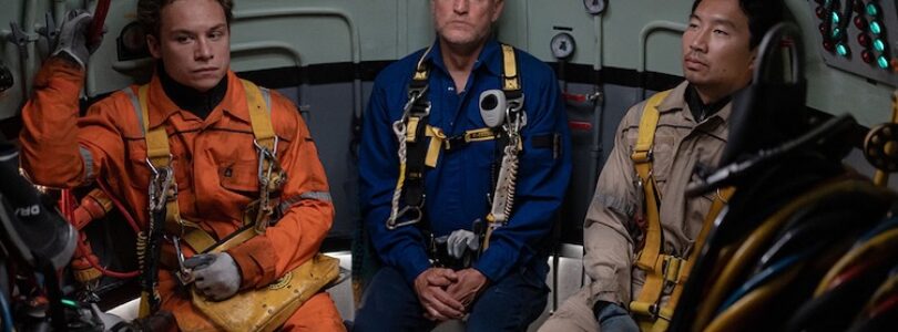 Woody Harrelson, Simu Liu, and Finn Cole in "Last Breath."