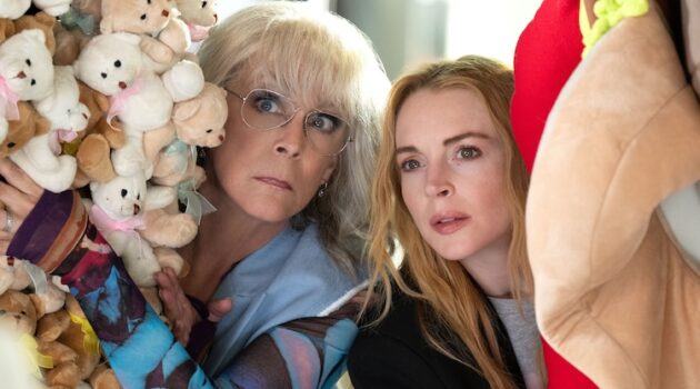 Jamie Lee Curtis and Lindsay Lohan in “Freakier Friday.”