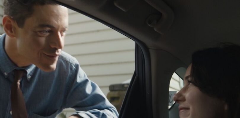 Rami Malek and Rachel Brosnahan in “The Amateur.”