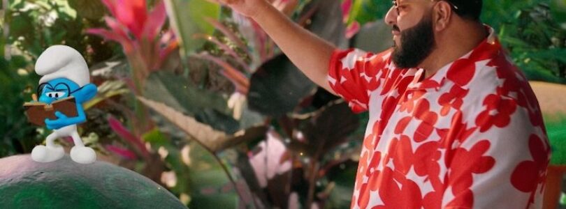 DJ Khaled in the “Higher Love” from "SMURFS."