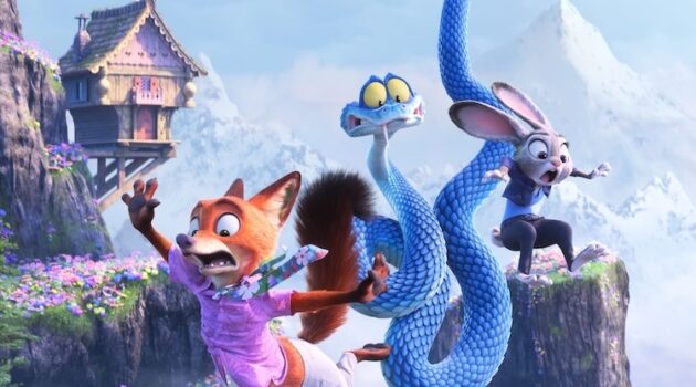 Jason Bateman, Ginnifer Goodwin, and Ke Huy Quan in “Zootopia 2.”