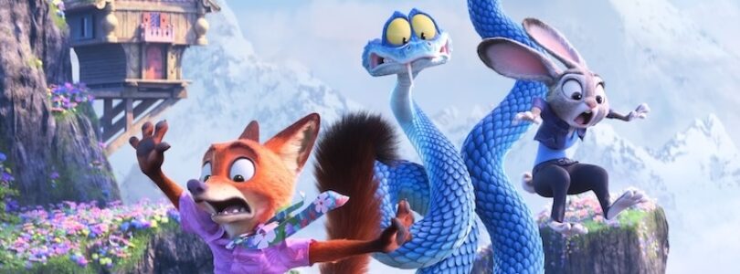 Jason Bateman, Ginnifer Goodwin, and Ke Huy Quan in “Zootopia 2.”