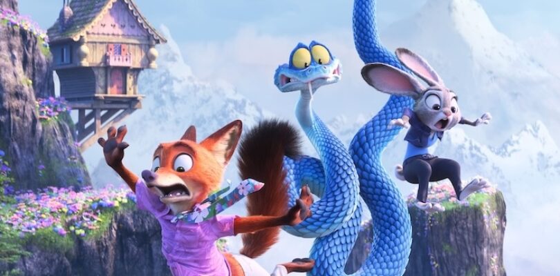 Jason Bateman, Ginnifer Goodwin, and Ke Huy Quan in “Zootopia 2.”