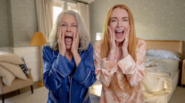 Jamie Lee Curtis and Lindsay Lohan in “Freakier Friday.”