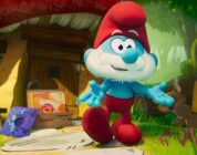 Papa Smurf (John Goodman) in “Smurfs” from Paramount Animation.