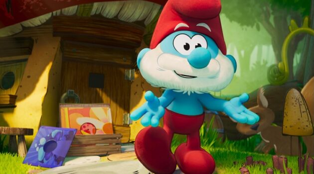 Papa Smurf (John Goodman) in “Smurfs” from Paramount Animation.