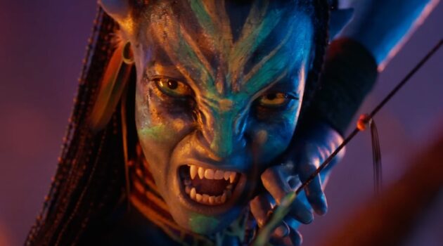 Zoe Saldaña in “Avatar: Fire and Ash.”