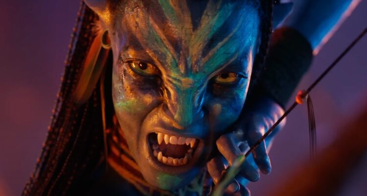Zoe Saldaña in “Avatar: Fire and Ash.”