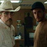 Joaquin Phoenix and Luke Grimes in “Eddington.”