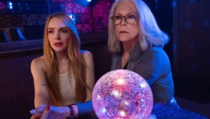 Jamie Lee Curtis and Lindsay Lohan in “Freakier Friday.”