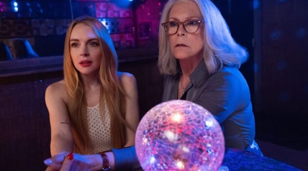 Jamie Lee Curtis and Lindsay Lohan in “Freakier Friday.”
