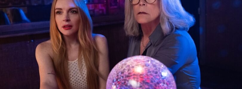 Jamie Lee Curtis and Lindsay Lohan in “Freakier Friday.”
