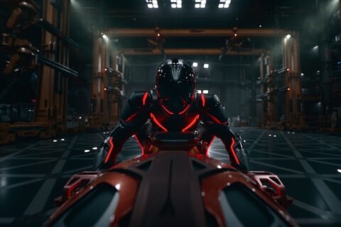 Jared Leto in “Tron: Ares.”