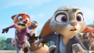 Jason Bateman and Ginnifer Goodwin in “Zootopia 2.”