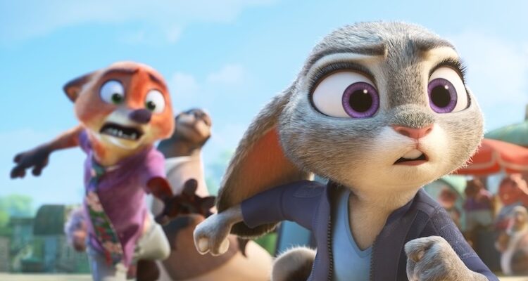 Jason Bateman and Ginnifer Goodwin in “Zootopia 2.”
