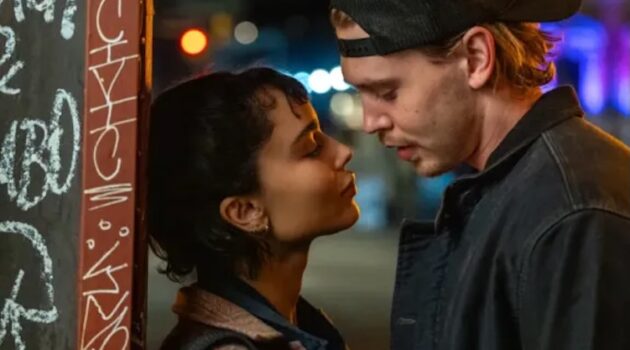 Zoë Kravitz and Austin Butler in “Caught Stealing.
