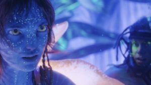 Sigourney Weaver and Jack Champion in “Avatar: Fire and Ash.”