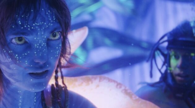 Sigourney Weaver and Jack Champion in “Avatar: Fire and Ash.”
