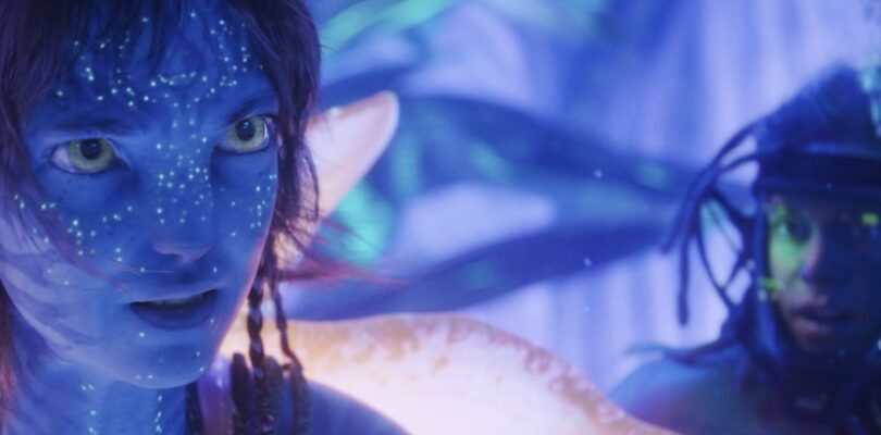 Sigourney Weaver and Jack Champion in “Avatar: Fire and Ash.”