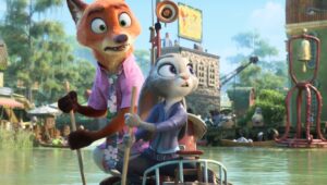 Jason Bateman and Ginnifer Goodwin in “Zootopia 2.”