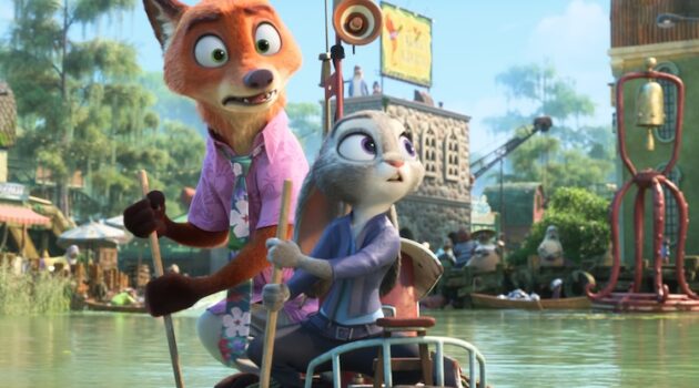 Jason Bateman and Ginnifer Goodwin in “Zootopia 2.”