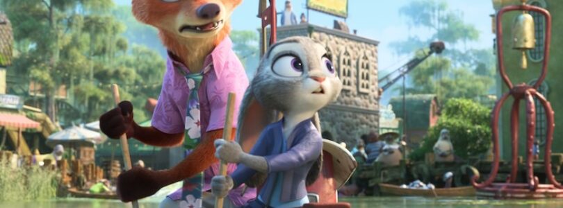 Jason Bateman and Ginnifer Goodwin in “Zootopia 2.”