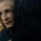 Julia Roberts and Ayo Edebiri in “After the Hunt.”