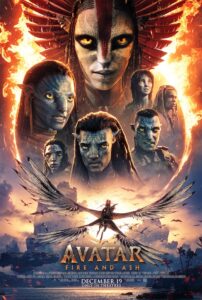 "Avatar: Fire and Ash" poster