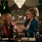 Samara Weaving and Kathryn Newton in READY OR NOT 2: HERE I COME.