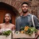 Halle Bailey and Regé-Jean Page in “You, Me & Tuscany.”