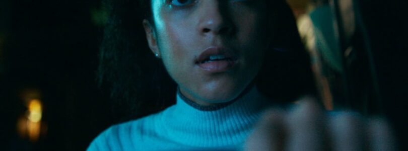 Lou Llobell as “Maddie” in Passenger from Paramount Pictures.