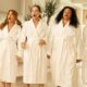 Leslie Mann, Anna Faris, Isla Fisher, and Michelle Buteau in “Spa Weekend.”
