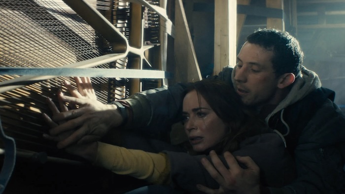 Emily Blunt and Josh O'Connor in “Disclosure Day.”