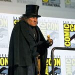 Johnny Depp speaks onstage during the Paramount Pictures San Diego Comic-Con 2026 Ebenezer Trailer Introduction in Hall H at the San Diego Convention Center on July 23, 2026, in San Diego, California.