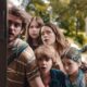 Phoenix Laroche, Delilah Bennett-Cardy, Andrew Garfield, Claire Foy, and Billie Gadsdon in “The Magic Faraway Tree.”